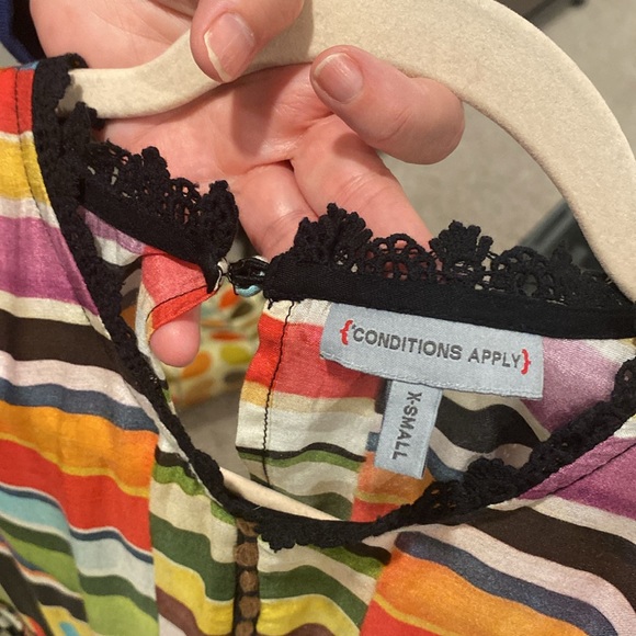 Anthropologie Conditions Apply colorful style top - Picture 4 of 4